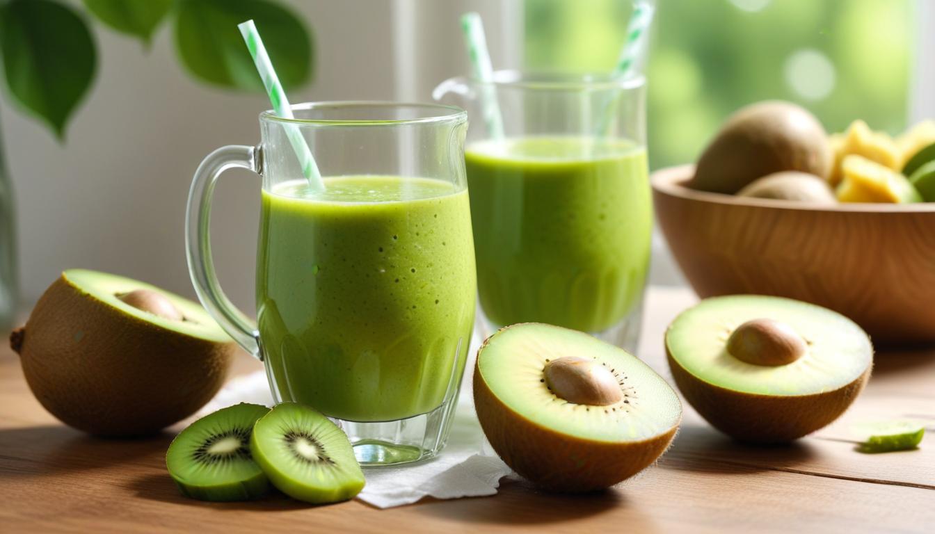 Taze Kivi ve Avokado Smoothie Tarifi