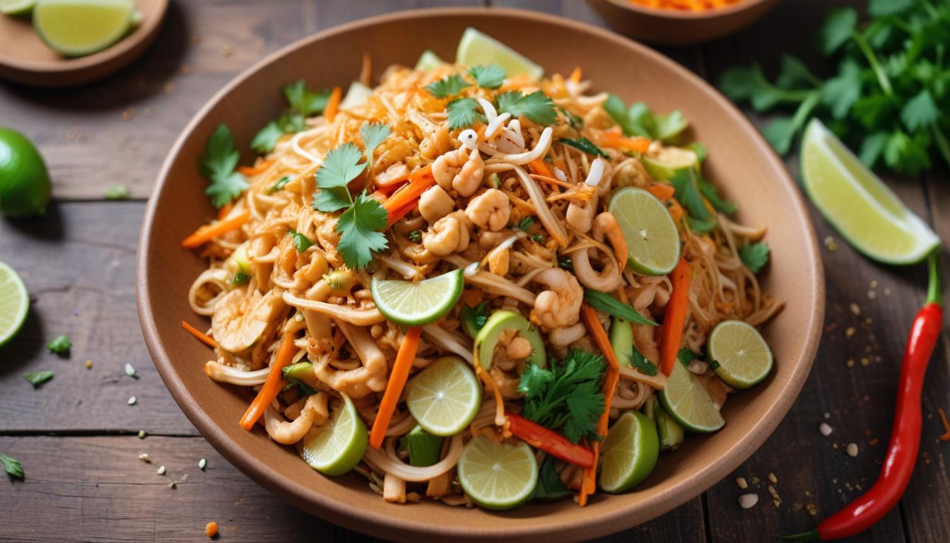 Bitki Temelli Vegan Pad Thai Tarifi