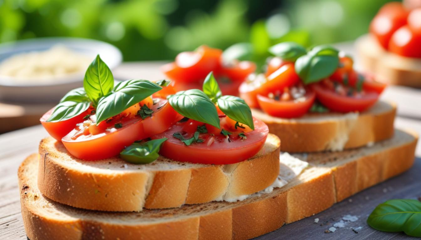 Güneşli Yaz Lezzeti: Domatesli Bruschetta