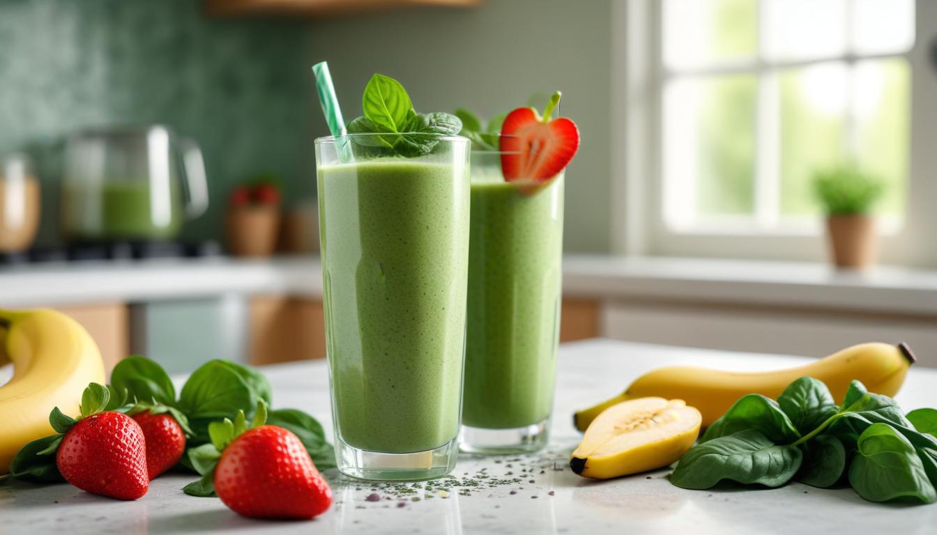 Canlandırıcı Vegan Smoothie