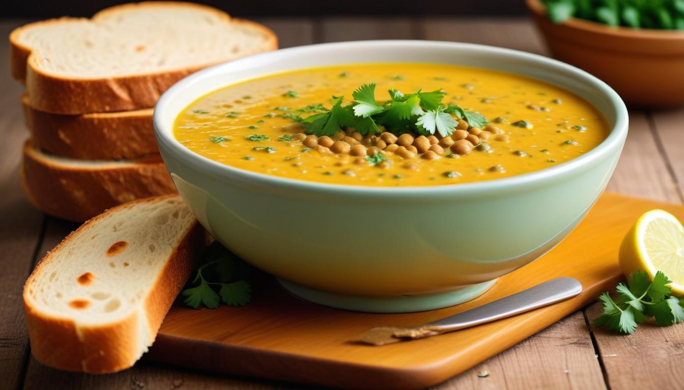 Baharatlı Vegan Mercimek Çorbası