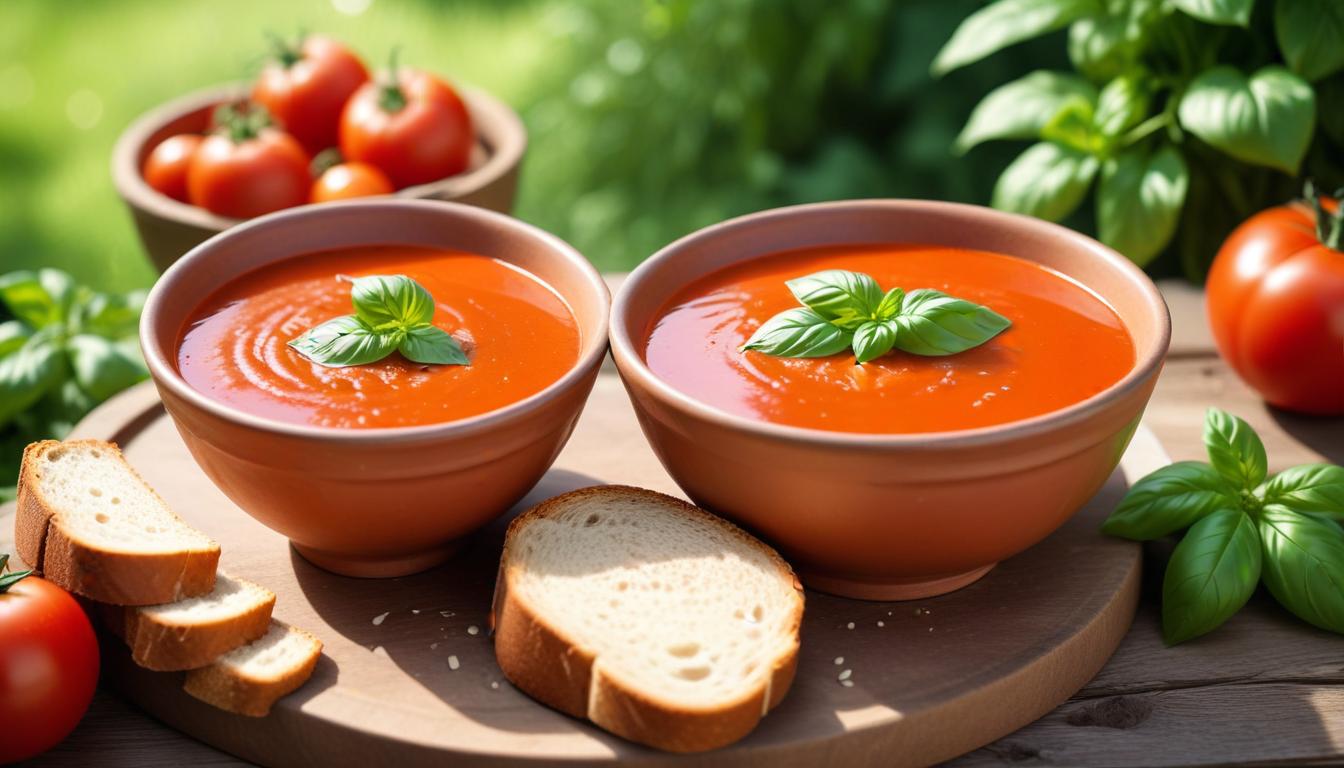 Yazın Ferahlatan Domates Çorbası (Vegan)