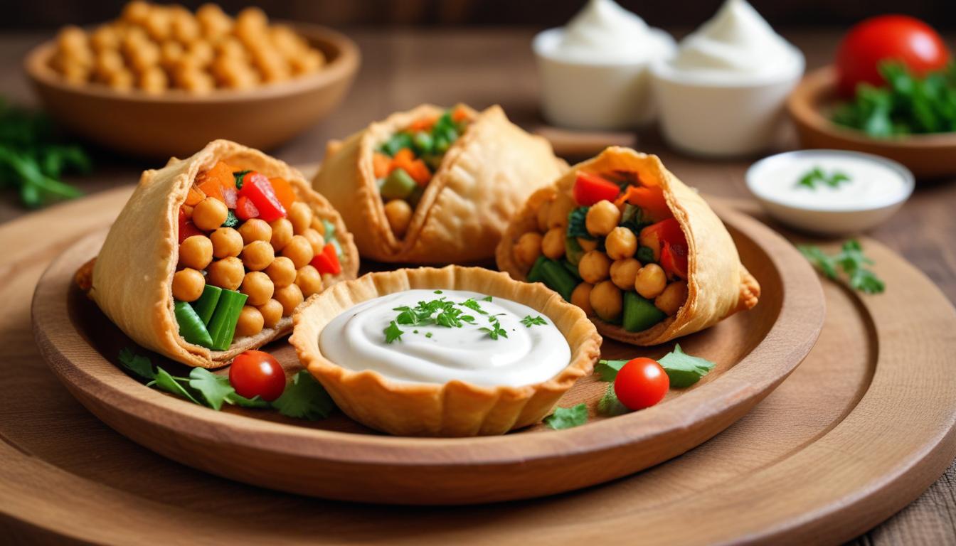 Nohutlu Sebzeli Vegan Börek Tarifi