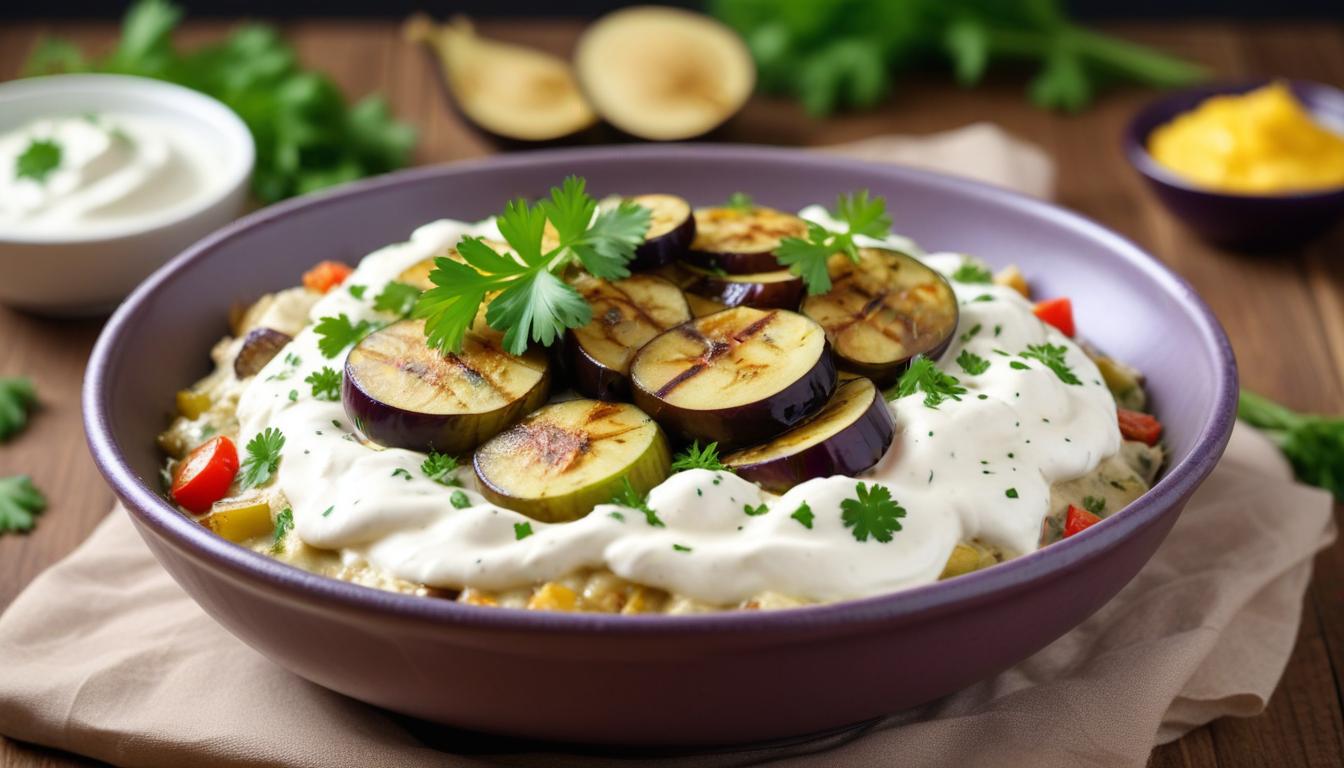 Damakları Şenlendiren Yoğurtlu Patlıcan Salatası