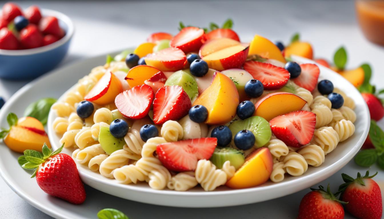 Yaz Tatlı Ekşili Makarna Salatası Tarifi